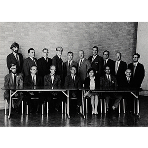 The 1969 yearbook photo of the Mathematics Department