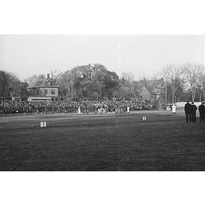 Huntington Field during a Northeastern / Arnold College football game