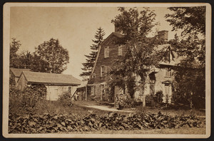 Exterior view of the Old Manse, Concord, Mass.
