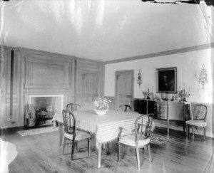 John L. Saltonstall House, Topsfield, Mass., Dining Room.