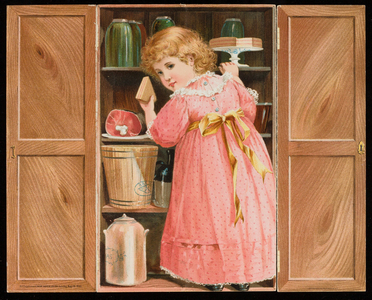 Who's in my cupboard, J. Ottmann Lithographic Co., Puck Building, New York, New York, August 25, 1895