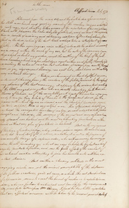Letter from Mercy Otis Warren to Hannah Winthrop (letterbook copy), July 1773