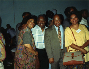 Laura Strong, Hardy Frye, John Lewis, and Charleana Hill Cobb at Mississippi Homecoming Reunion