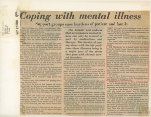 Coping with mental illness