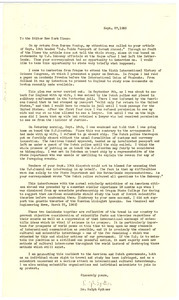 Letter from Ralph Spitzer to New York Times