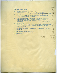 Outline of lecture