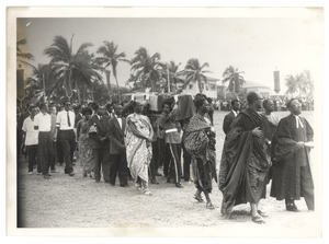 Funeral procession for W. E. B. Du Bois