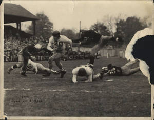 Don Conway Runs 18 Yards Against the University of Massachusetts, 1949
