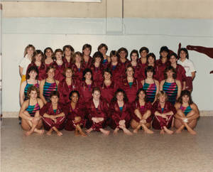 The Springfield College Women's Swim Team 1985-1986