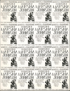 Memorial & Remembrance Celebration of Marsha Johnson Posters