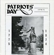 Patriot's Day Booklet 1974