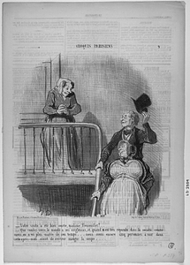 - Votre visite a été bien courte, madame Fremouillet!... -Que voulez-vous, le monde a ses exigences, et quand on est très répandu dans la société comme nous, on n'est plus maître de son temps... nous avons encore cinq personnes à voir dans cette après-midi avant de rentrer manger la soupe...