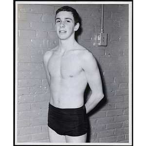 Swimmer Pat Hoffman poses for a portrait