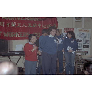 Speakers at Chinese Progressive Association anniversary event