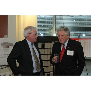 Dennis Picard and another man at the Veterans Memorial dinner