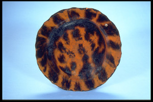 Tortoiseshell Glazed Plate