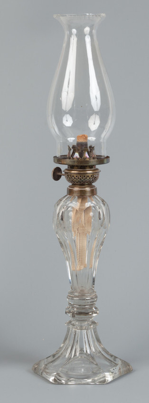 Kerosene Lamp with Chimney and Globe