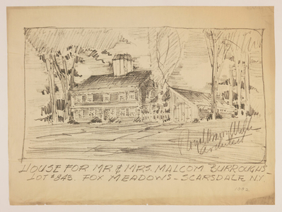 Malcolm Burroughs house, Scarsdale, N.Y.