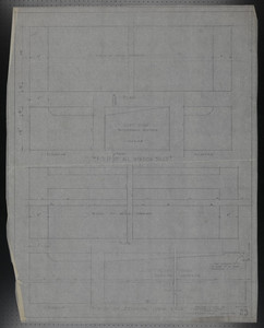 F.S.D. of All Window Sills and F.S.D. of Exterior Door Sills, Drawings of House for Mrs. Talbot C. Chase, Nov. 4, 1929