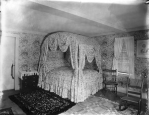 Sumner House, Main St., Shrewsbury, Mass., Bedroom.