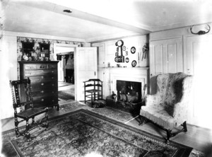 Sumner House, Main St., Shrewsbury, Mass., Parlor.