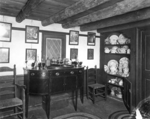 Interior view of Indian Hill, dining room, West Newbury, Mass., undated