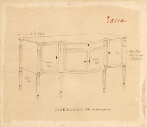 "Sideboard of Mahogany"