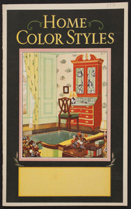 Home color styles, paint, Boston Varnish Company, Boston, Chicago, Montréal, 1931