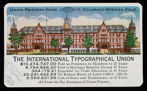 Trade card, International Typographical Union, Lynn Typographical Union No. 120, Lynn, Mass.