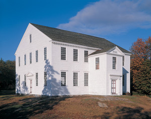 Exterior view, Rocky Hill Meeting House, Amesbury, Mass.