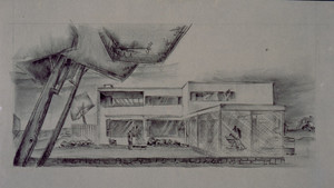 Design for an unidentified house, location unknown, 1920s-1950s