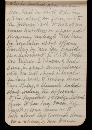 Thomas Lincoln Casey Notebook, November 1894-March 1895, 052, who he looked upon as a
