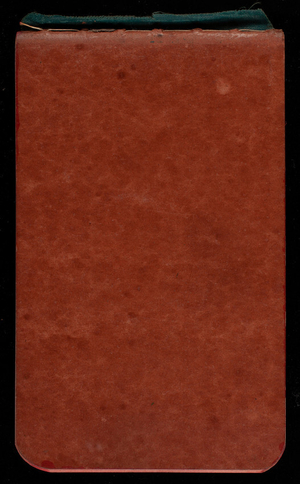 Thomas Lincoln Casey Notebook, November 1893-February 1894, 98, back cover