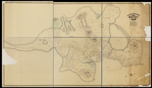 Map of the Town of Boston 1648; Drawn by Samuel C. Clough, in Accordance with Information Compiled from the Records of the Colony ...