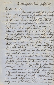 Letter from Benjamin Smith Lyman to Joseph Lyman