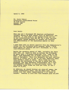 Letter from Mark H. McCormack to Kerry Packer