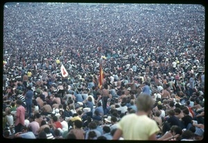 View of the audience, Woodstock Festival