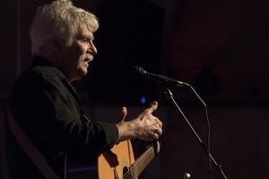 Tom Rush (acoustic guitar) performing in concert at the Payomet Performing Arts Center