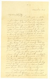 Letter from Frank F. Newth to Letitia Crane