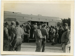 Mealtime at an American Red Cross Clubmobile