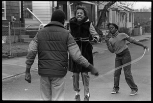 Jump rope, Quincy Street (probably near intersection with Colton Street), Springfield, Mass.