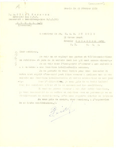 Letter from P. D. Timba Hermann to W. E. B. Du Bois