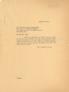Letter from W. E. B. Du Bois to William Lloyd Imes