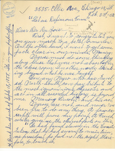 Letter from Clarence W. Scott to W. E. B. Du Bois