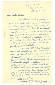 Letter from Edmund T. Jenkins to W. E. B. Du Bois