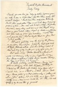 Letter from Judy G. Wood Langland to Joseph Langland