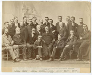 Chairman and Secretaries of the International Committee of the YMCA, c. 1893