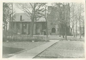 Front Entrance of East Gymnasium, c. 1943