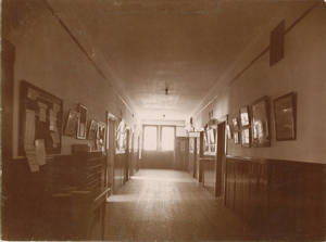 Dormitory Building Corridor, 1896