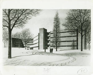 Gulick Hall Sketch, 1968